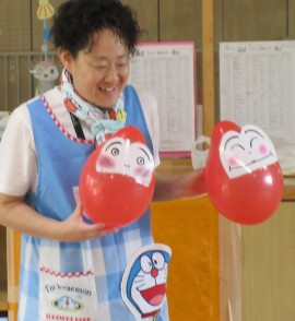 8月の誕生会ありました(乳児)
