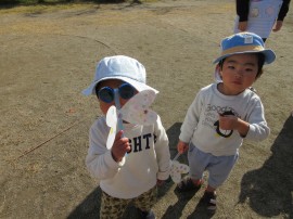 戸外あそび(2歳ぺんぎん組)