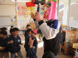 2/3(火)豆まきしたよ(幼児)