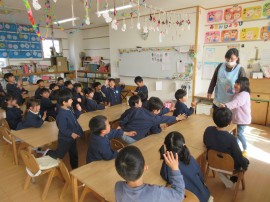 １／２２(木) 転園した おともだちが遊びに来たよ！